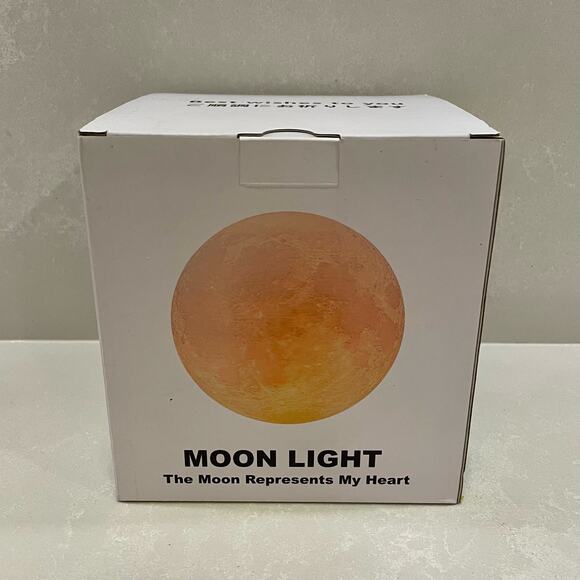 NEW Moon Lamp 16 Colors LED Night Light 3D Printing Moon With Stand - Picture 1 of 4